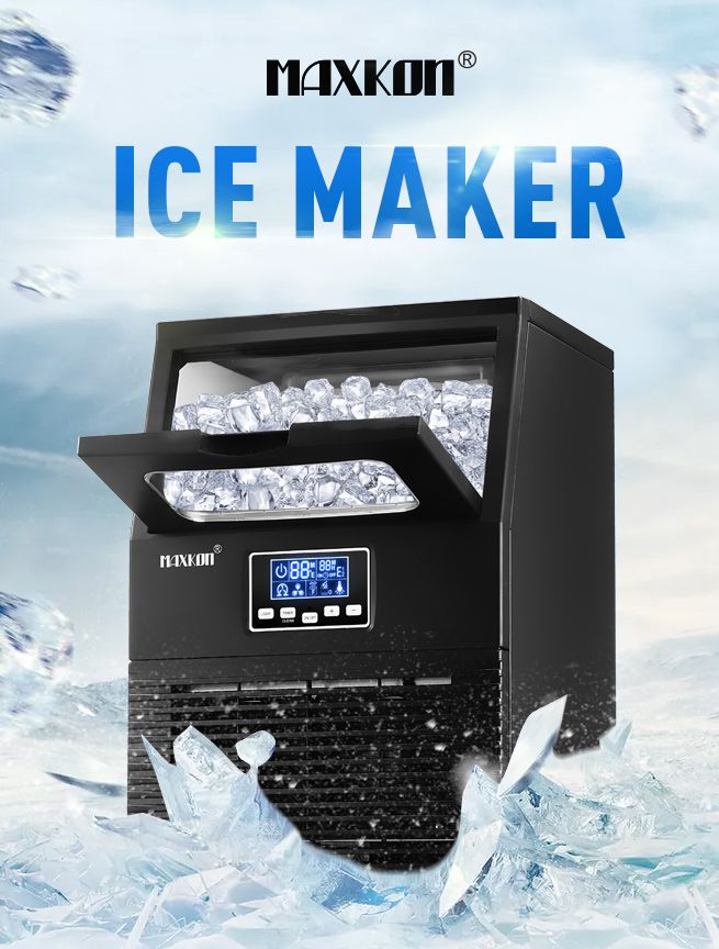 Maxkon 30kg Commercial Ice Cube Maker Machine Home Benchtop Countertop