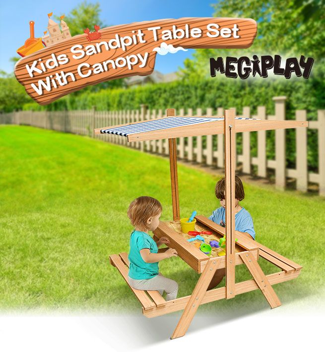 toddler sand pit table