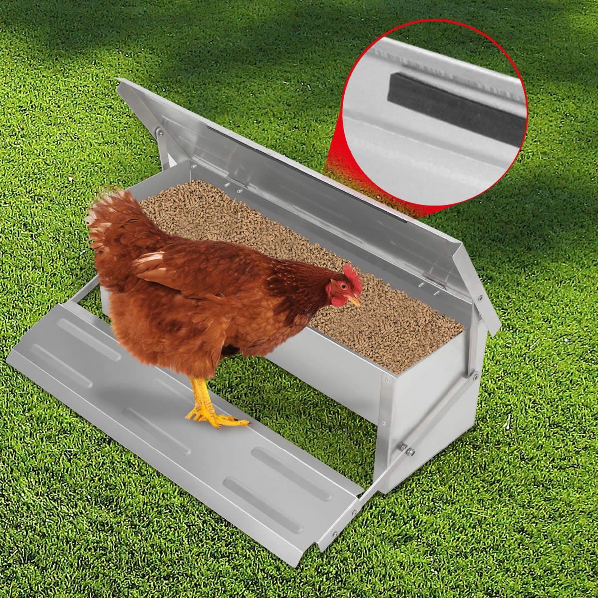 Aluminum Automatic Self Opening Chicken Feeder
