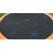 Kahuna Trampoline Pro 10ft - Reversible pad, Emoji Mat, Basketball Set
