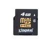 Kingston 4GB Mini SD Secure Digital High Capacity (SDHC) Memory Card with SD adapter - Class 4