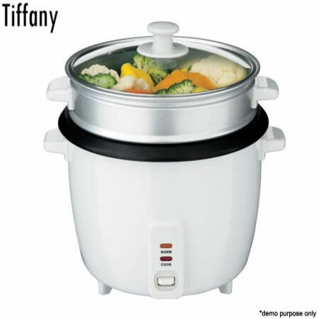 Tiffany 700W 1.8 Litre Automatic Non-Stick Rice Cooker Steamer