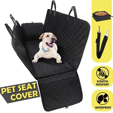 New Waterproof Dog Car Seat Cover Pet Protector Hammock Mat Nonslip Pad Black Crazy S - How To Make A Dog Car Seat Cover