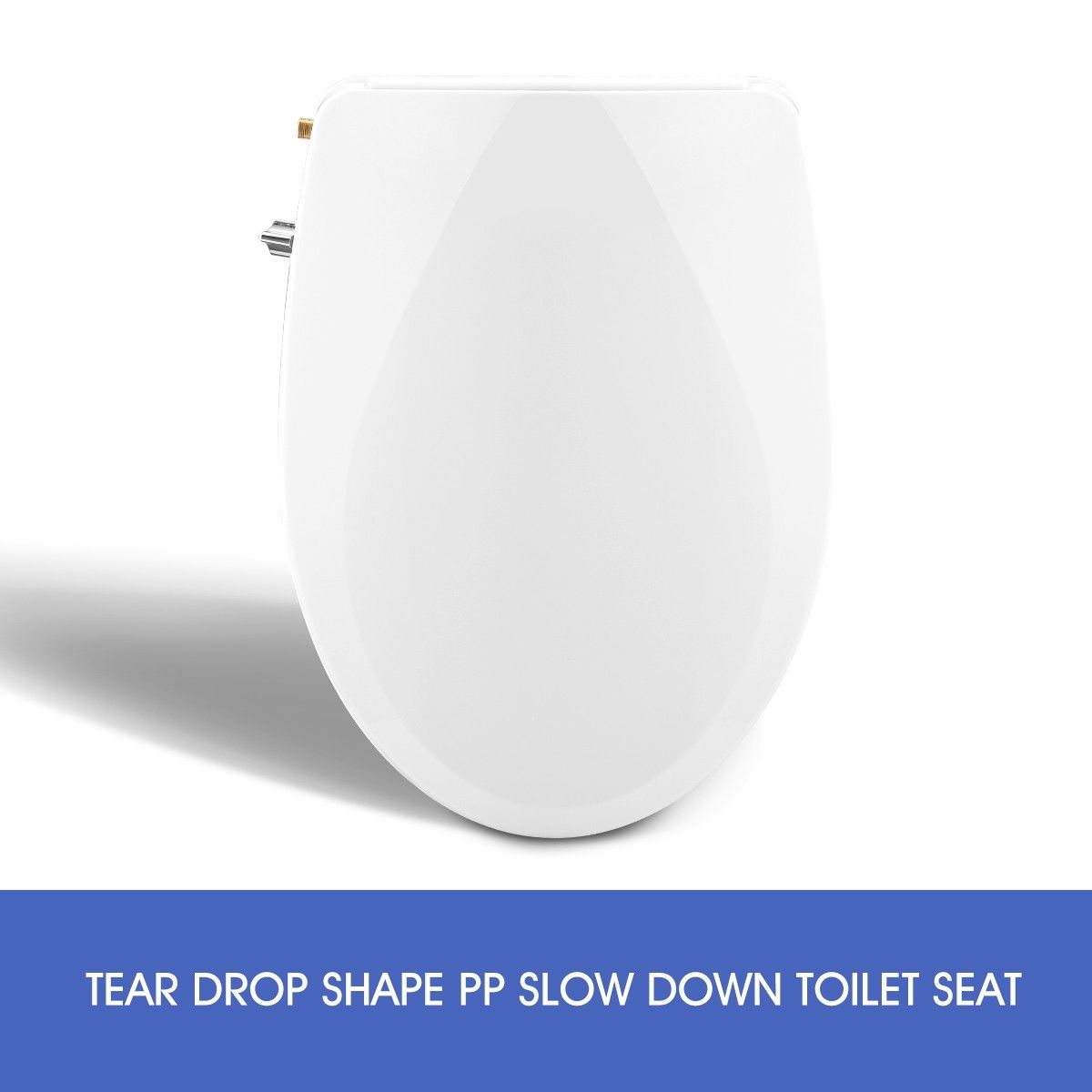 NonElectric Bidet Toilet Seat Cover Hygiene Washlet Dual Nozzle Sprayer Bathroom Shattaf