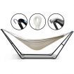 Gardeon Hammock Bed with Steel Frame Stand - Cream