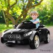 Kids Electric Ride On Car Mercedes-Benz AMG GTR Licensed Toy Cars 12V Black