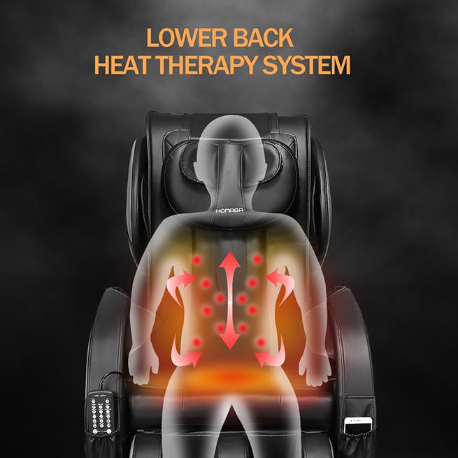 HOMASA Electric Massage Chair Full Body Zero Gravity Shiatsu Recliner W Heat Large Size