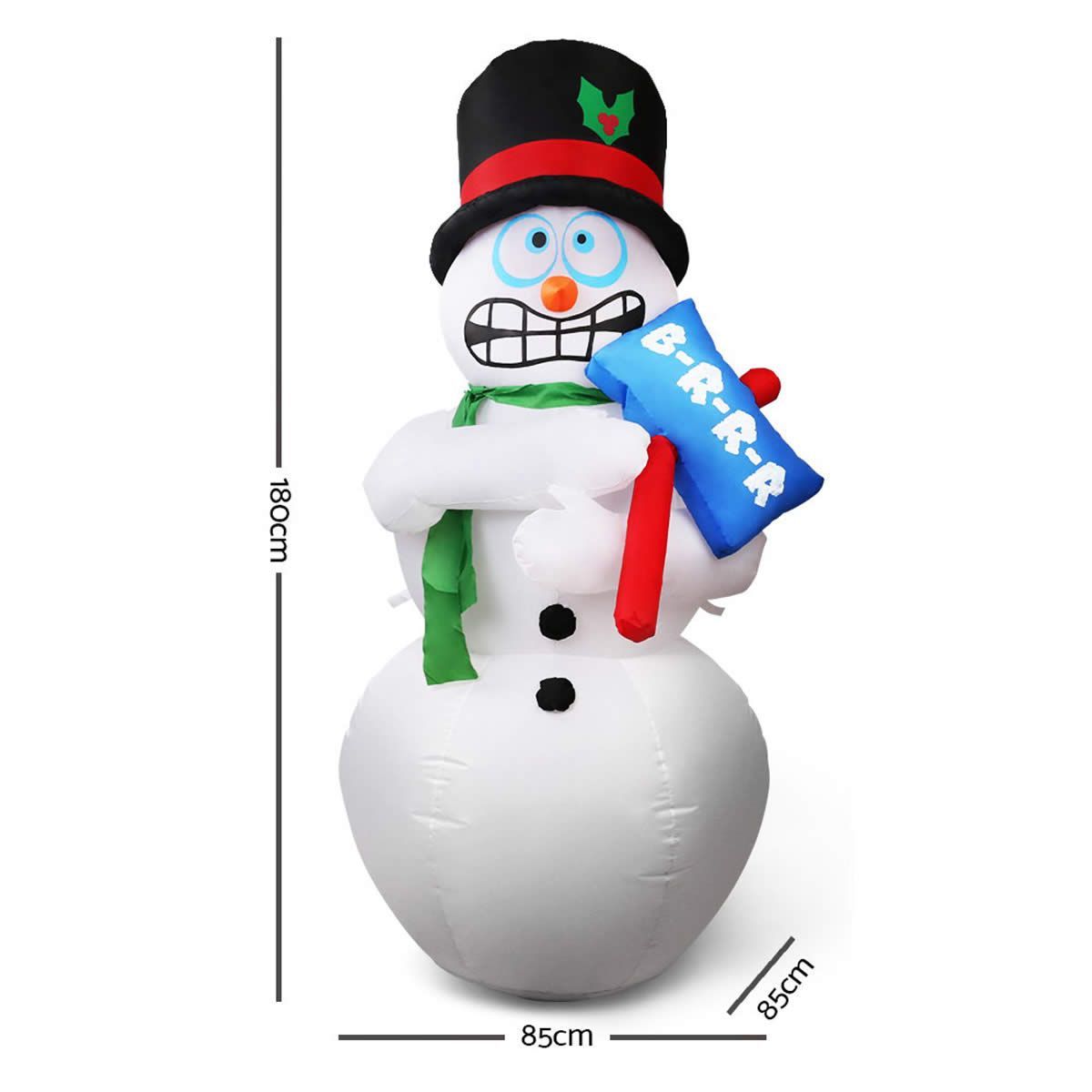 Jingle Jollys Inflatable Shaking Snowman Crazy Sales