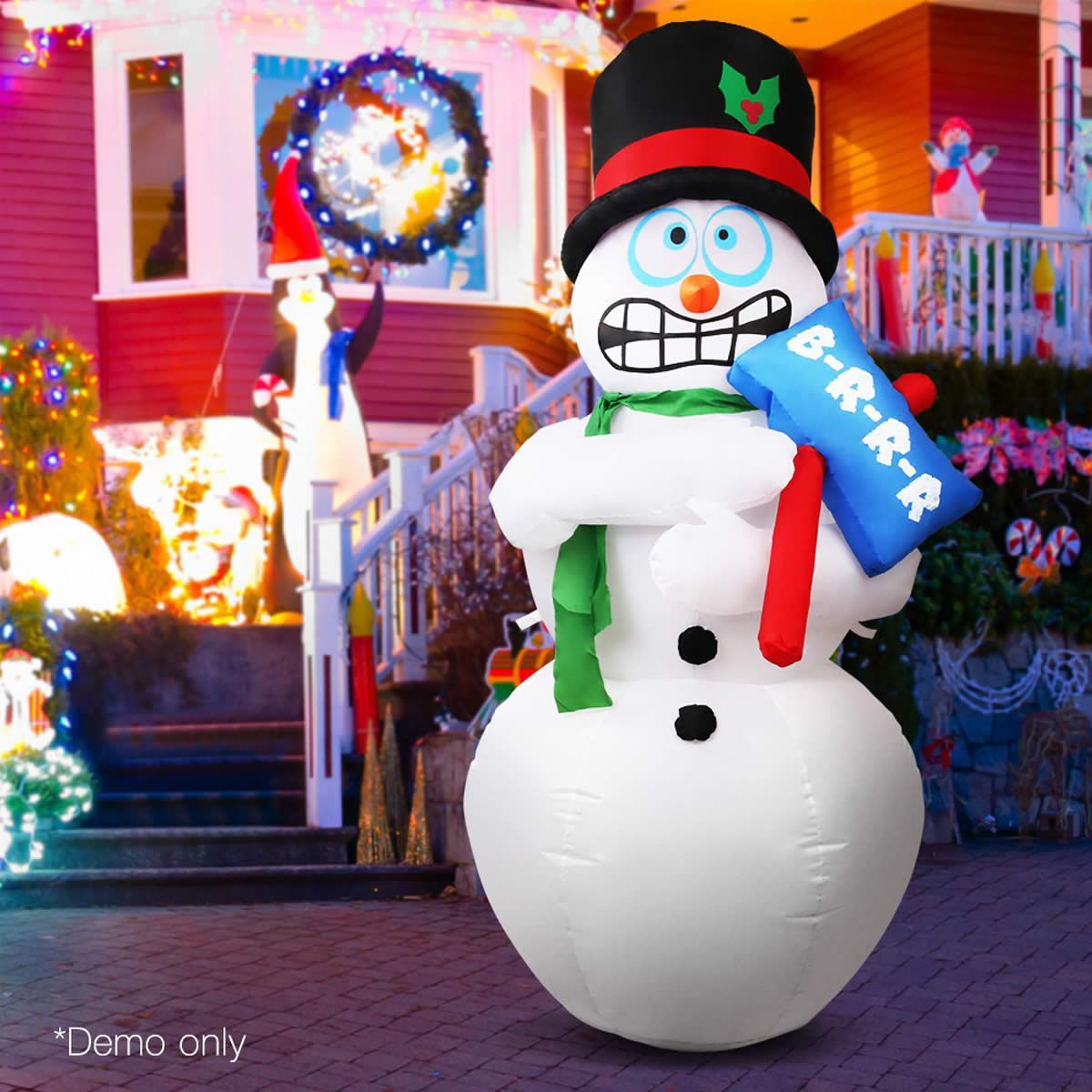Jingle Jollys Inflatable Shaking Snowman Crazy Sales