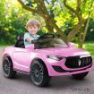 Rigo Kids Electric Ride On Car Toys Cars Headlight Music Remote Control 12V Pink