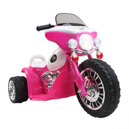 Rigo Kids Ride On Motorcycle Motorbike Car Harley Style Electric Toy Police Bike
