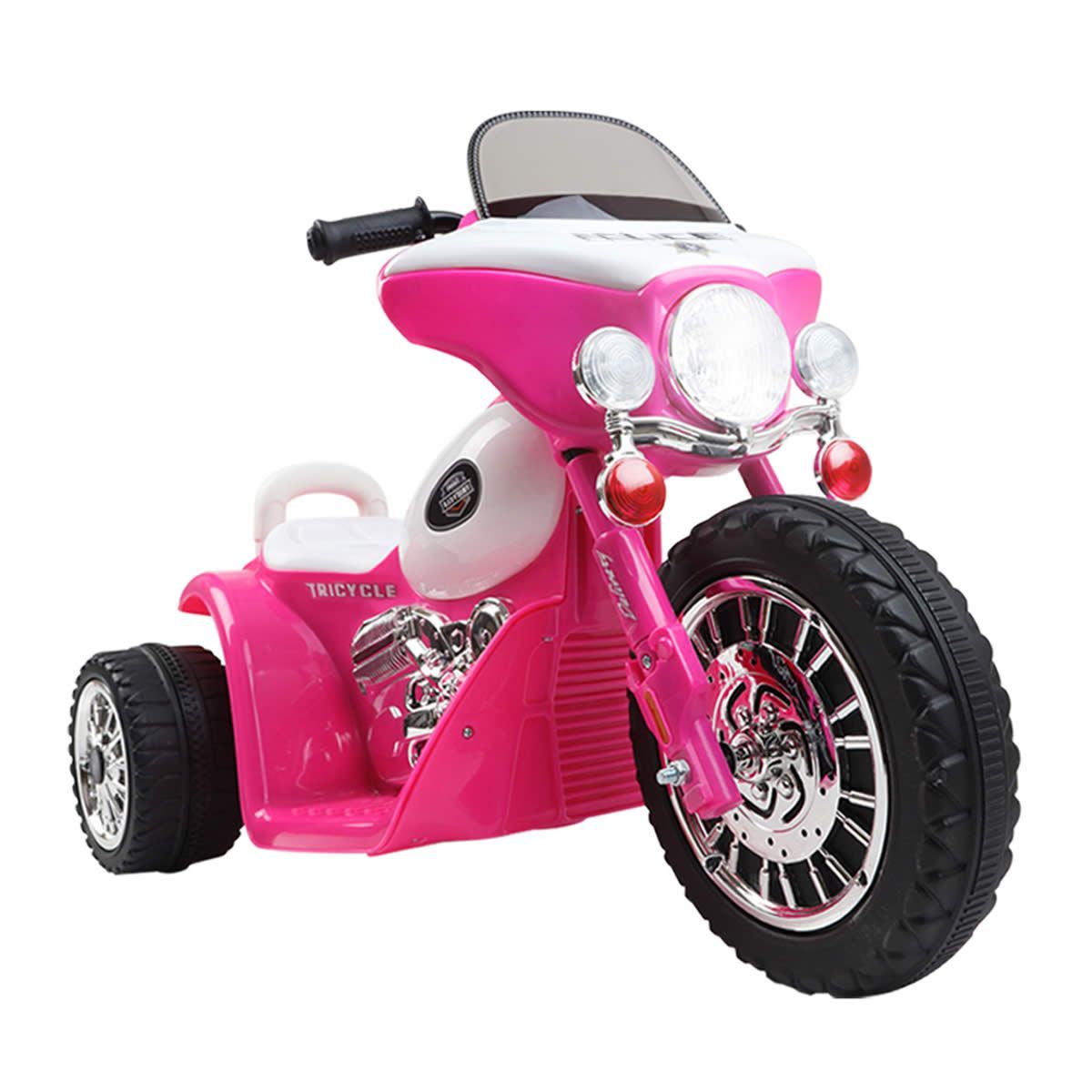 Rigo Kids Ride On Motorcycle Motorbike Car Harley Style Electric Toy Police Bike