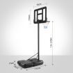 New 1.6-3.05m Portable Basketball Hoop Stand Backboard Net Ring Set Junior Adult