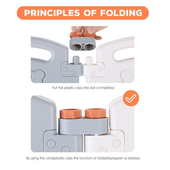 ABST 18 Sided Foldable Panel Baby Playpen Interactive Baby Room Kids ...