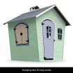 Wooden Outdoor Playhouse Kids Cubby House Cottage Children Toy Play