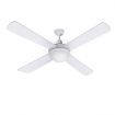 Devanti 52'' Ceiling Fan AC Motor w/Light w/Remote - White