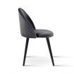 Artiss Dining Chairs Set of 2 Velvet Solid Curved Dark Grey