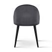 Artiss Dining Chairs Set of 2 Velvet Solid Curved Dark Grey