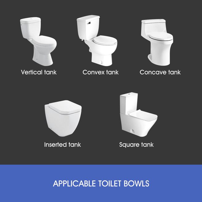 NonElectric Bidet Toilet Seat Cover Hygiene Washlet Dual Nozzle Sprayer Bathroom Shattaf