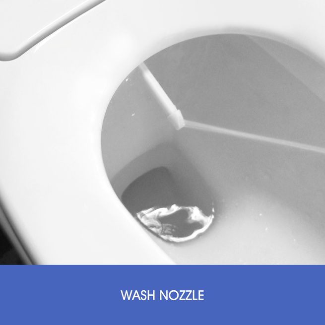 NonElectric Bidet Toilet Seat Cover Hygiene Washlet Dual Nozzle Sprayer Bathroom Shattaf