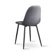 Artiss Dining Chairs Set of 4 Velvet Curved Slope Grey