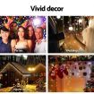 Jingle Jollys 500 LED Christmas Icicle Lights 20M Outdoor Fairy String Party Wedding Multicolour