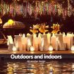 Jingle Jollys 500 LED Christmas Icicle Lights 20M Outdoor Fairy String Party Wedding Multicolour