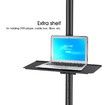 Mobile 23"-55" TV Screen Floor Stand Mount Adjustable LCD/LED Monitor Bracket w/Shelf