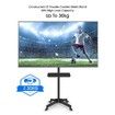 Mobile 23"-55" TV Screen Floor Stand Mount Adjustable LCD/LED Monitor Bracket w/Shelf