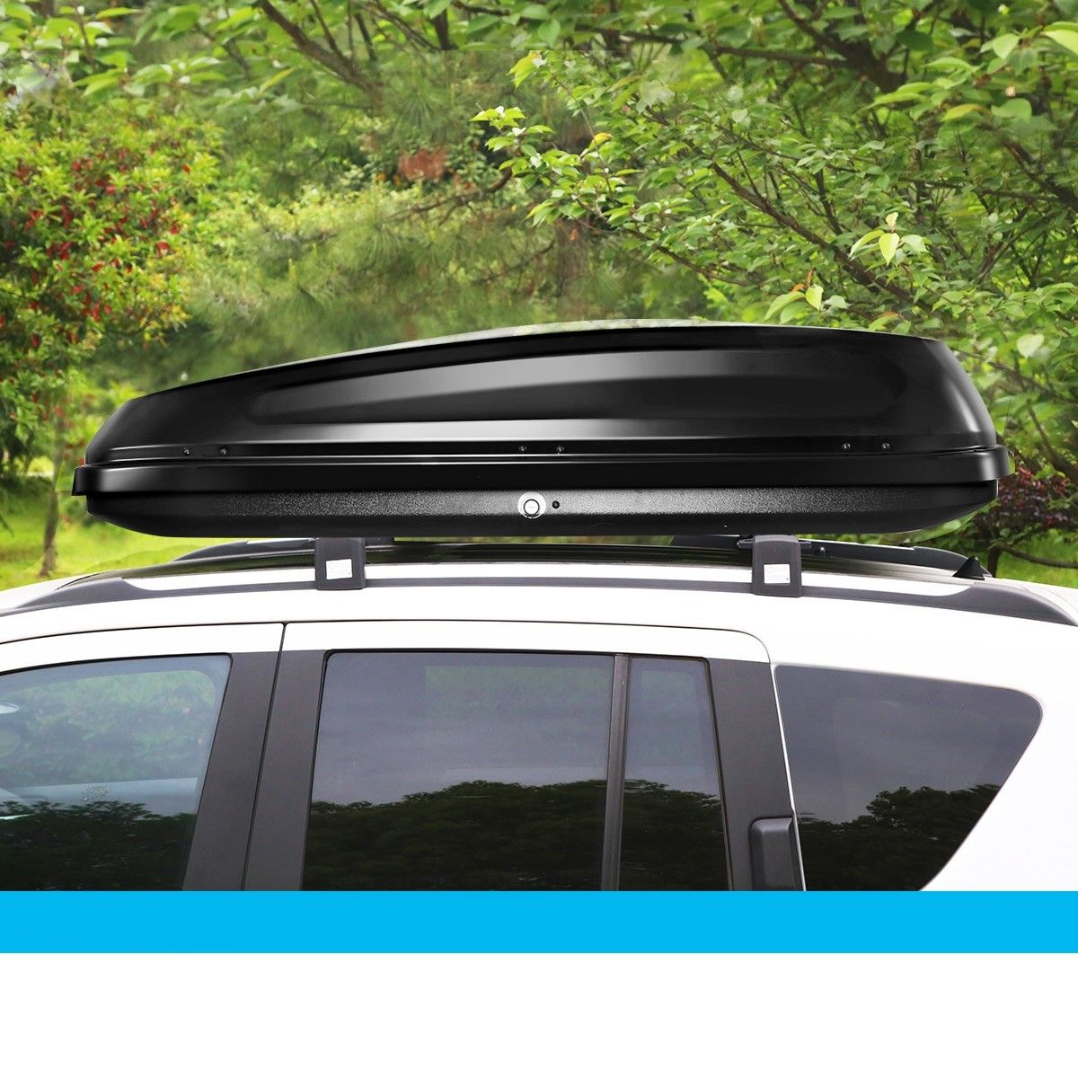 450L Universal Car Roof Box Dual Open Vehicle Rack Rooftop Luggage Pod