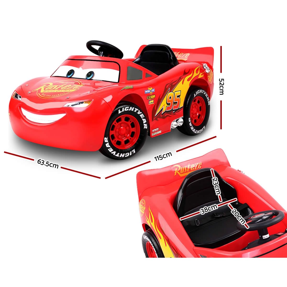 Battery Operated Mcqueen Car Ride On Lightning Mcqueen Motorised