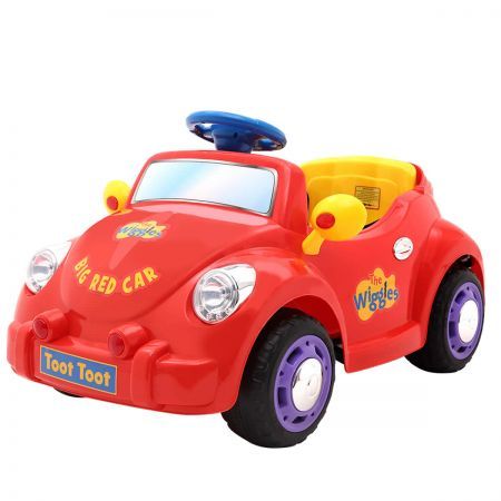 wiggles big red car ride on target