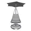 Outdoor Swing Hammock Chair with Cushion - Grey