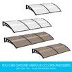 New 3M DIY Window Door Awning House Canopy Patio UV Rain Cover Sun Shade Outdoor