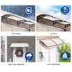 New 2M DIY Window Door Awning House Canopy Patio UV Rain Cover Sun Shade Outdoor