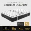 Luxdream 33cm Brideco 7 Zone Euro Top Pocket Spring Foam Mattress – Single