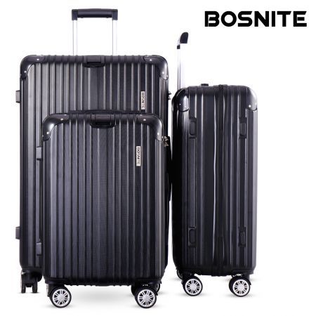 3pc Luggage Suitcase Trolley Set TSA Travel Carry On Bag Hard Case Lightweight G