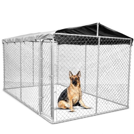 NEW Pet Dog Kennel Enclosure Playpen Puppy Run Exercise Fence Cage Play Pen A2