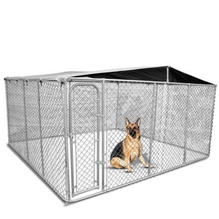 NEW Pet Dog Kennel Enclosure Playpen Puppy Run Exercise Fence Cage Play Pen KE50
