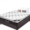 KING SINGLE Mattress Bed Euro Top Pocket Spring Firm Foam 33CM *9 Zone *Pillow