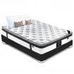 DOUBLE Mattress Euro and Pillow Top 9 Zone Pocket Spring Latex Memory Foam 34CM