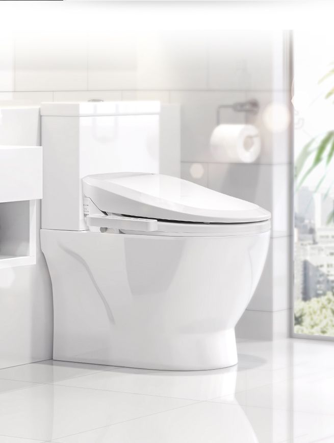 New Electric Toilet Bidet Seat Warmer Washlet Combo Bathroom Heated