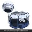 8 Panels Portable Pet Playpen Tent Puppy Dog Cat Kennel Crate Cage Enclosure 144cm w/Tunnel