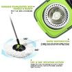 Upgraded 360 Degree Spin Mop Bucket System w/4 Mop Heads