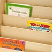 5-Level Kids Wood Bookshelf Bookcase Rack Toy Storage Organizer Display Shelf
