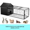 160CM Pet Cage Rabbit Hutch Bunny Cat Hamster Guinea Pig Ferret Chinchilla House 