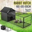 160CM Pet Cage Rabbit Hutch Bunny Cat Hamster Guinea Pig Ferret Chinchilla House 