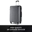 Buonviaggio 28" Luggage Suitcase Trolley TSA Hard Case Storage Organizer Gray