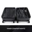 Buonviaggio 28" Luggage Suitcase Trolley TSA Hard Case Storage Organizer Black