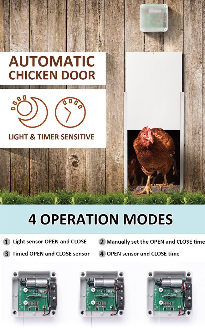 happy henhouse automatic chicken coop door manual